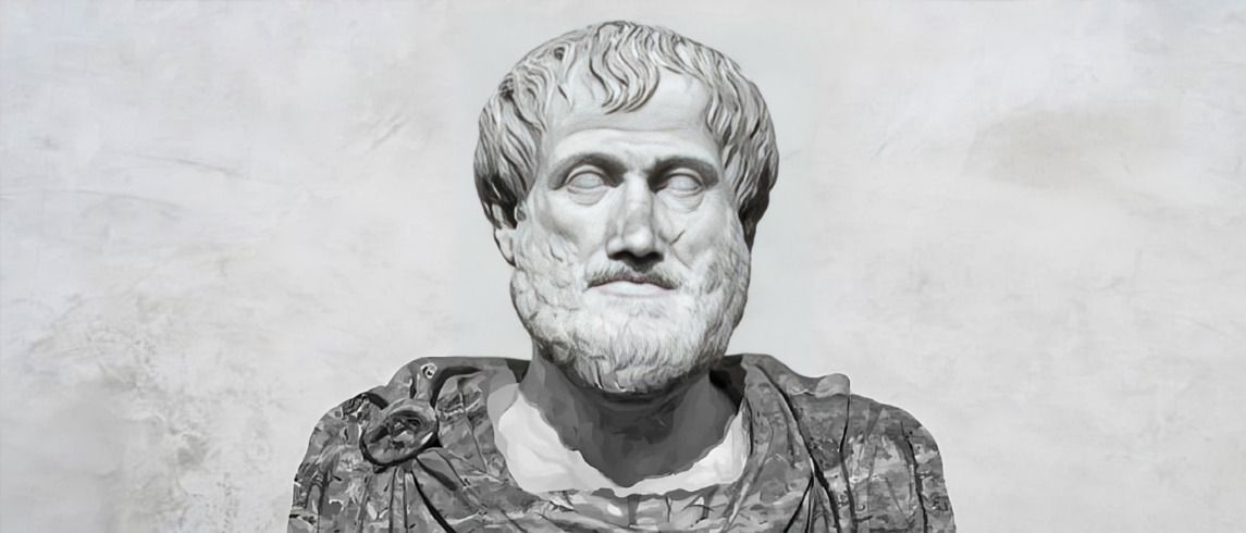 Statue of Aristotle.