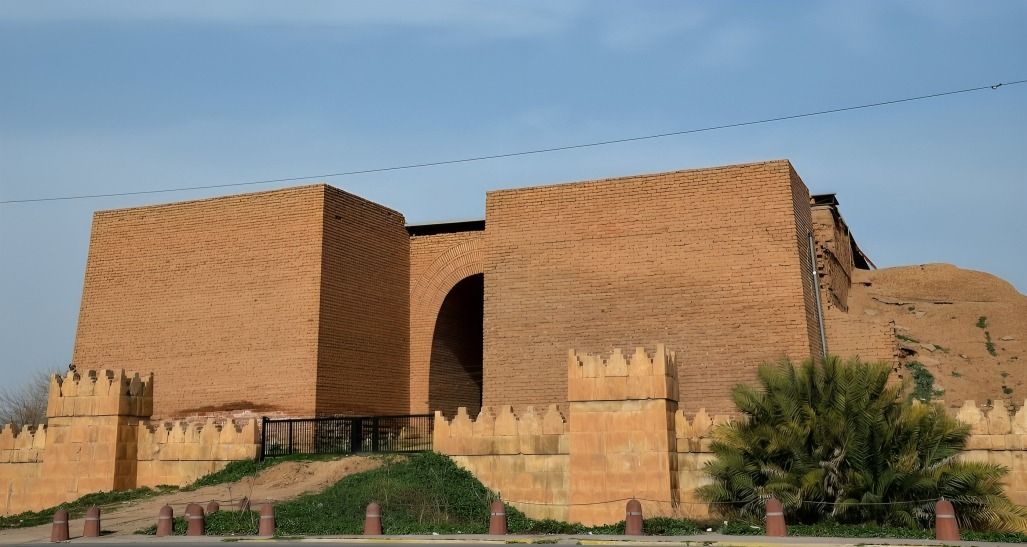 Ancient Assyrian Palace of Sennacherib, Nineveh, with extensive reliefs and intricate architecture.