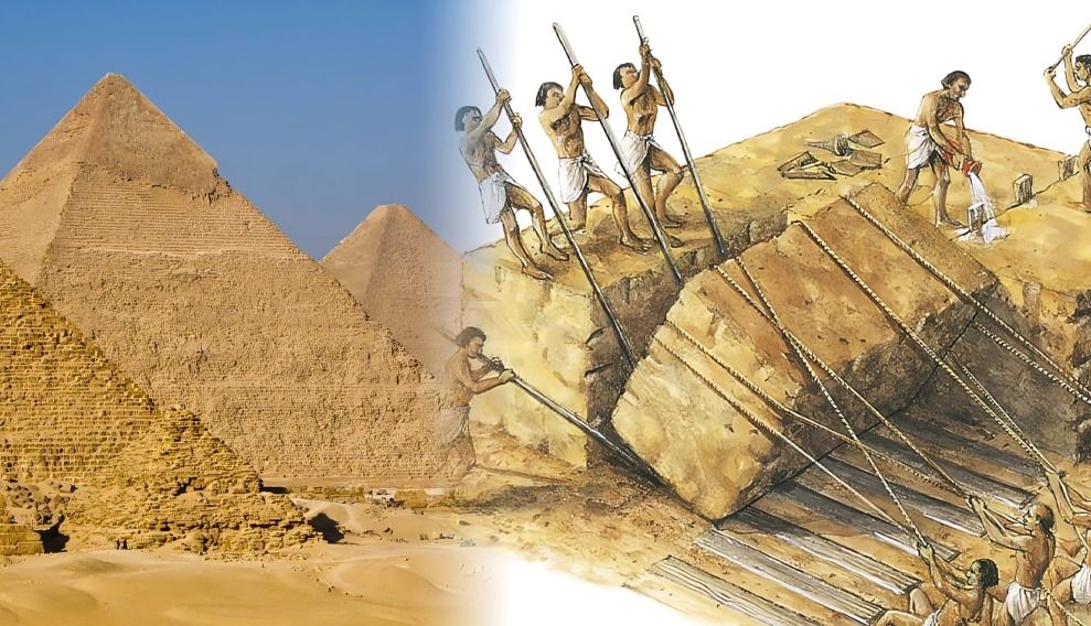 The Giza Pyramids Construction